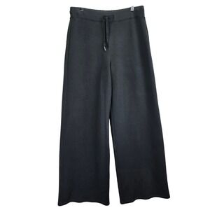 SPANX AirEssentials Wide Leg Pants Large Drawstring Tall Lounge Green Comfy